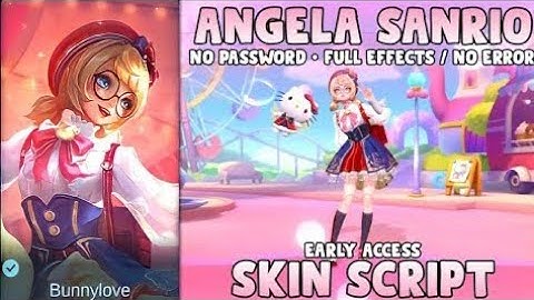 Angela Sanrio Hello Kitty Skin Script | Heartstring - No Password | Mobile Legends: Bang Bang