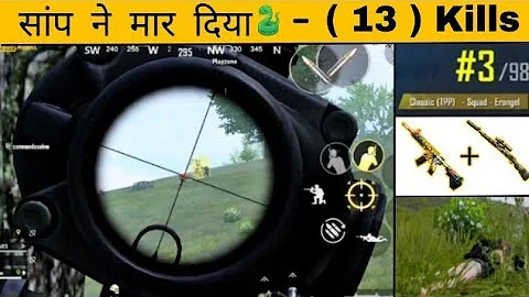 Pubg Mobile Gameplay | ( 13 Kills ) M416 + Kar98K ...