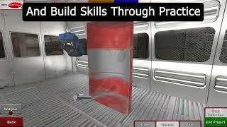 SimSpray - Abrasive Blasting Practice
