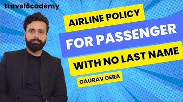Airline Policy for Passenger with No Last Name. ✈️🌍🤔#travelocademy📚#no#name #policy #video #airline