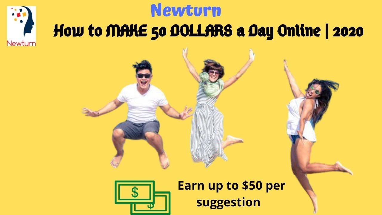 How To MAKE 50 DOLLARS A Day Online 2020 YouTube how-to-make-50-dollars-a-day-online-2020-youtube