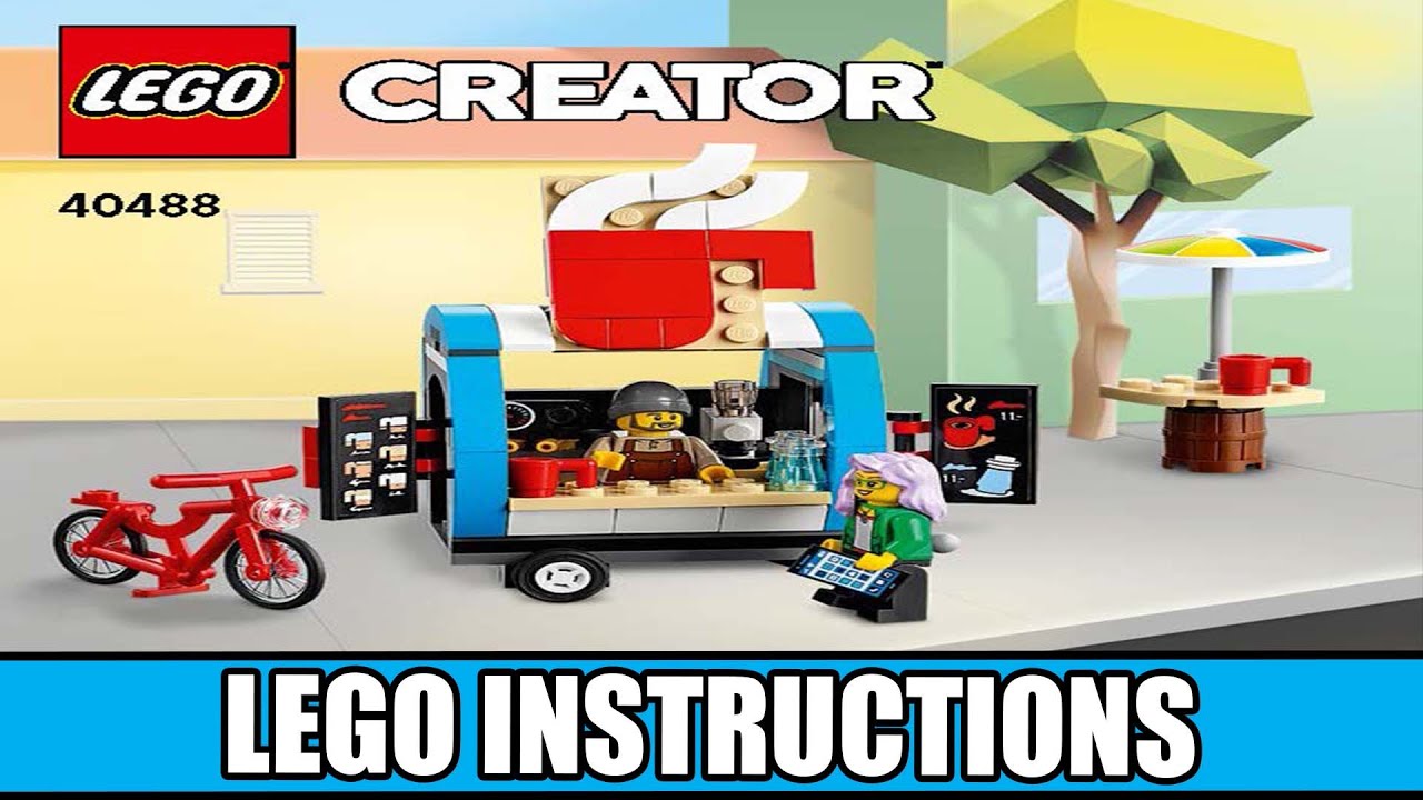 Coffee Cart LEGO instructions