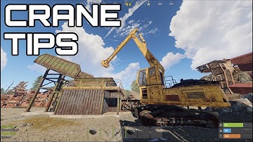 Rust HDRP Tips and Tricks - How to drive the new Junkyard crane!?!?!
