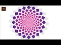 Creating a spiral flower using the distort and transform effect  tutorial  adobe illustrator
