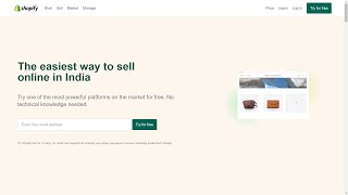 Shopify Clone | Tailwind CSS | Full-Stack JavaScript