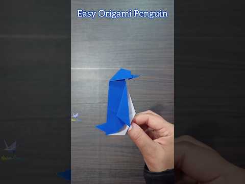 Quick Origami Penguin Easy Tutorial For Kids Shorts