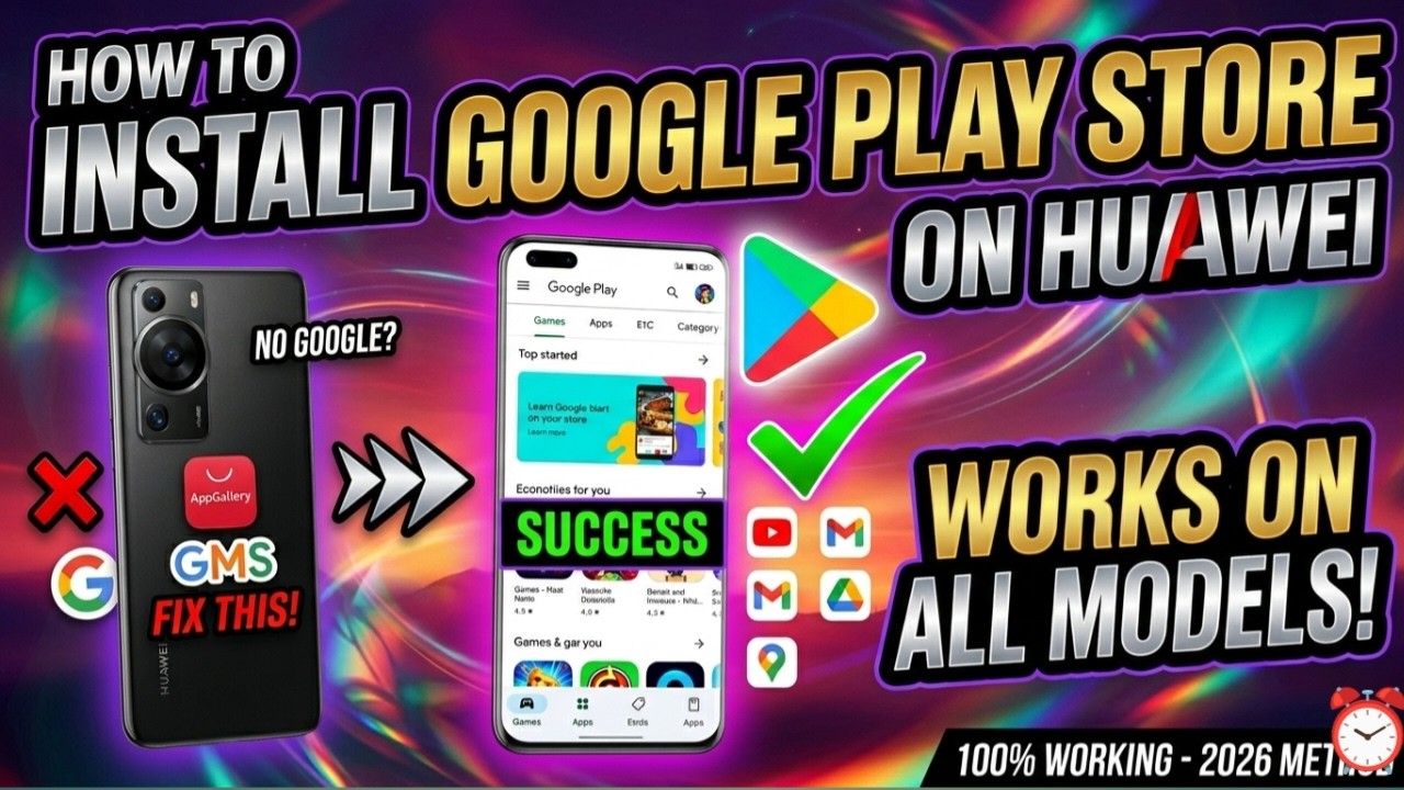 How to Install Google Play Store on Huawei Devices | How to Get Google ...