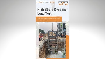 High Strain Dynamic Pile Load Test | S & R Geotechniques Pvt. Ltd.