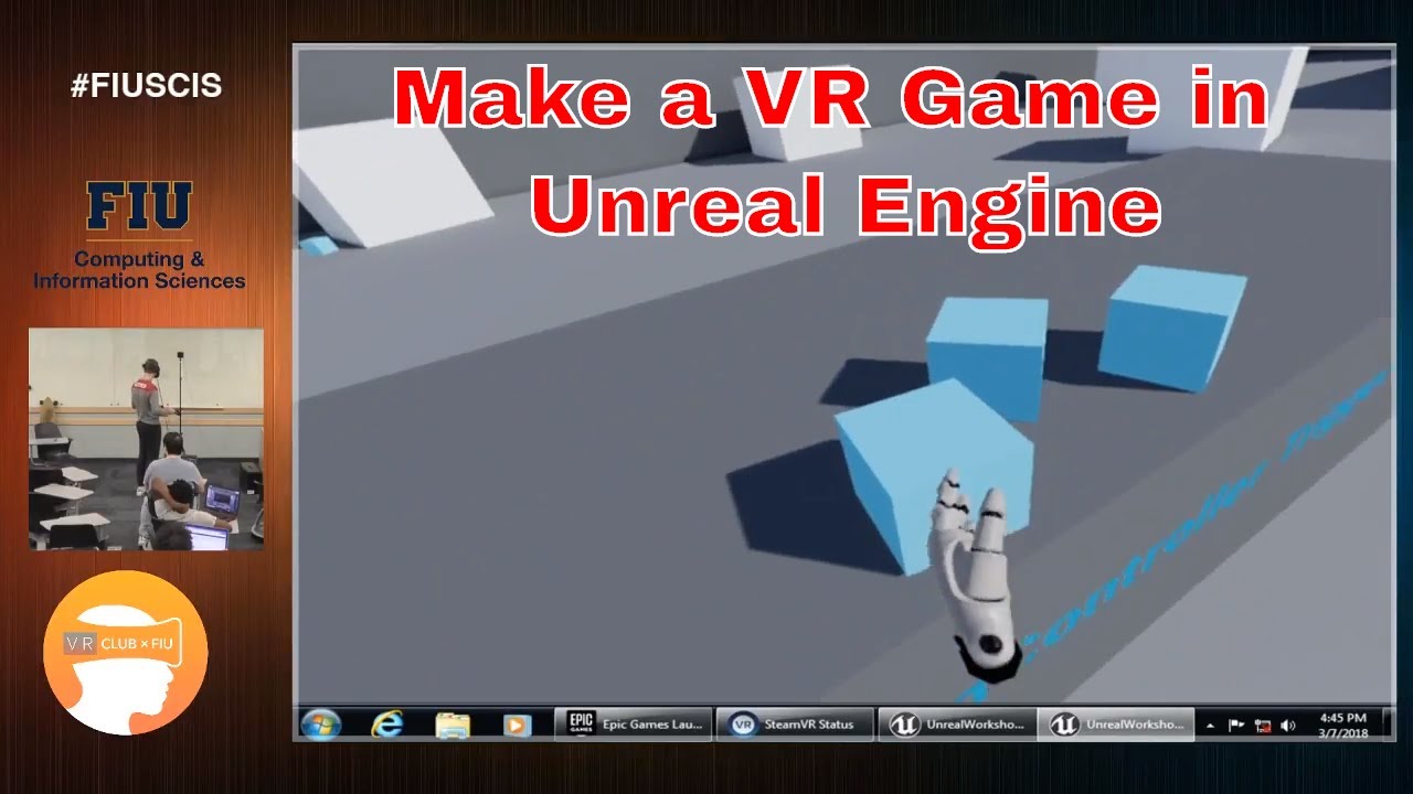 Club - Make a Virtual Reality Game in Unreal Engine - Foundation of and Information Sciences