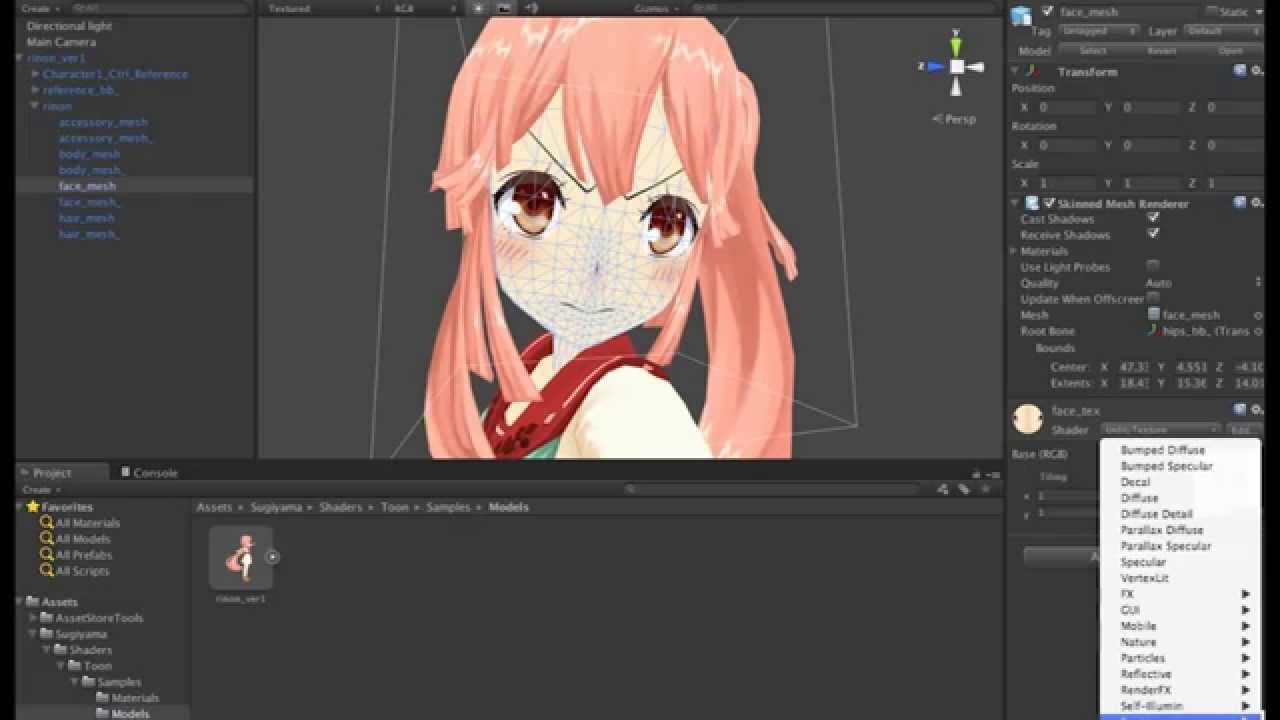 Tutorial on Sugiyama Toon Shader, Now On Sale in Unity Asset Store