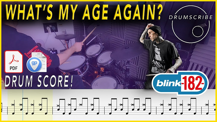 What's My Age Again? Drums version - Drums performance video thumbnail