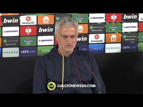 Conferenza stampa Mourinho e Shomurodov pre Zorya-Roma