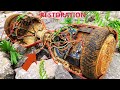 Restoration of Severely Damaged Balance Car // Old Balance Car Restoration