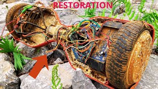 Restoration of Severely Damaged Balance Car \/\/ Old Balance Car Restoration
