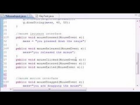 Java Game Development - 32 -  Final Mouse Input
