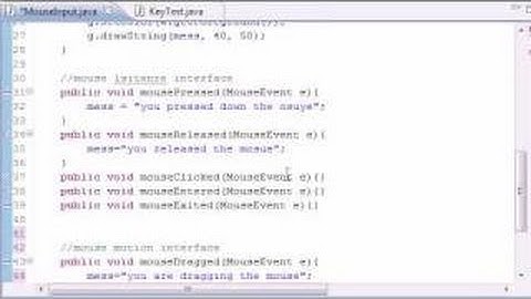 Java Game Development - 32 -  Final Mouse Input