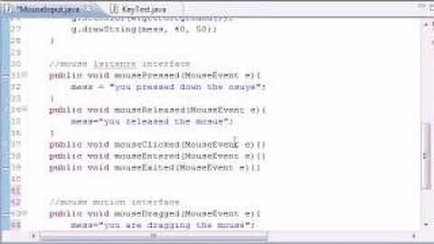 Java Game Development - 32 -  Final Mouse Input