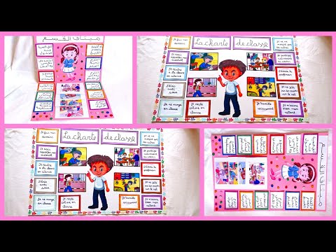 ميثاق القسم بالفرنسية والعربية La Charte De Classe