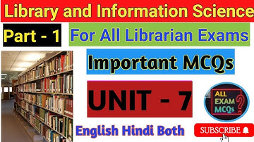 UNIT - 7, Part - 1 Computer Technology : Library Automation & Digitization