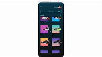 E commerce (Shoe) App UI Design With Prototyping Animation