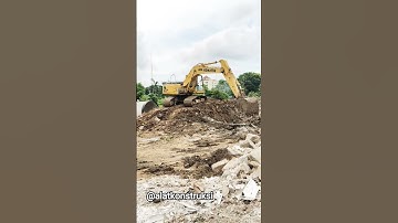 PEMINDAHAN LUMPUR HASIL GALIAN NORMALISASI KALI MATI BEKASI DWMGA DUMP TRUCK DAN EXCAVATOR PART 198