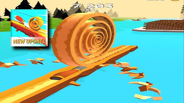 Spiral Roll Game - Gameplay walkthrough All Levels 2 ( Android , iOS )