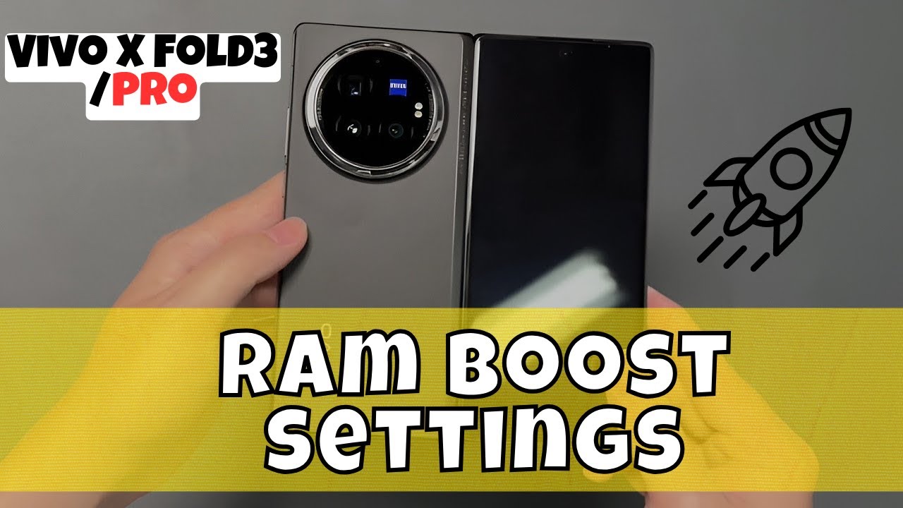 Vivo X Fold3 / Pro Lite Ram Boost || How to increase ram || Ram boost ...