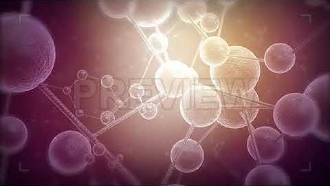 High Quality Molecule Motion Background Loop 2 Pack
