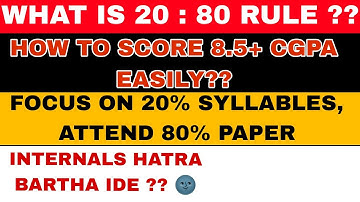 HOW TO SCORE 8.5+ CGPA ESILIYE|HOW TO SCORE GOOD IN VTU|HOW TO SCORE GOOD IN AUTONOMOUS