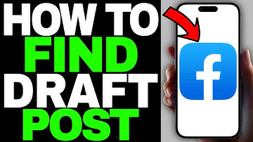 How to Find Draft Post on Facebook (2024)