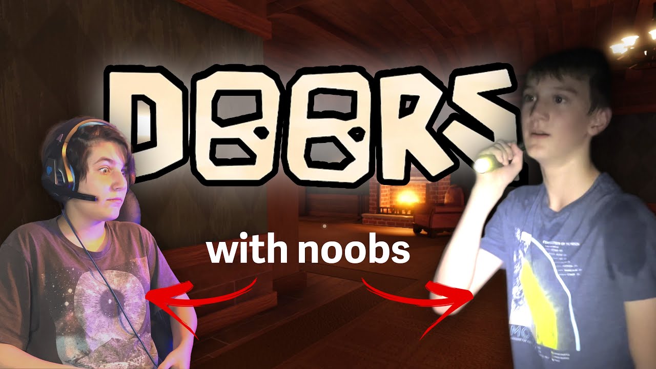 Noobs play Roblox Doors