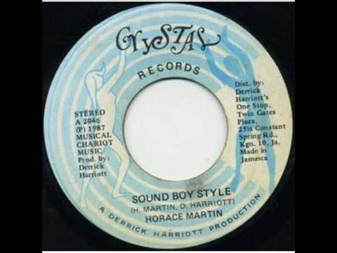 Album: Sound Boy Style, Artist: Horace Martin, Year: 1987, Label: Crystal Records Tracks: 3, horace martin sound boy style derrick harriott youthman aka greenbay riddim early digital reggae dancehall 80'a