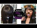 DYI: How to Make a Fringe Bang Wig Using a Closure