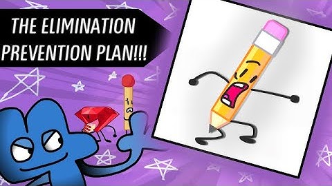 BFB 2 BUT PENCIL GETS ELIMINATED IN THE ANIMATIC BATTLE WAY