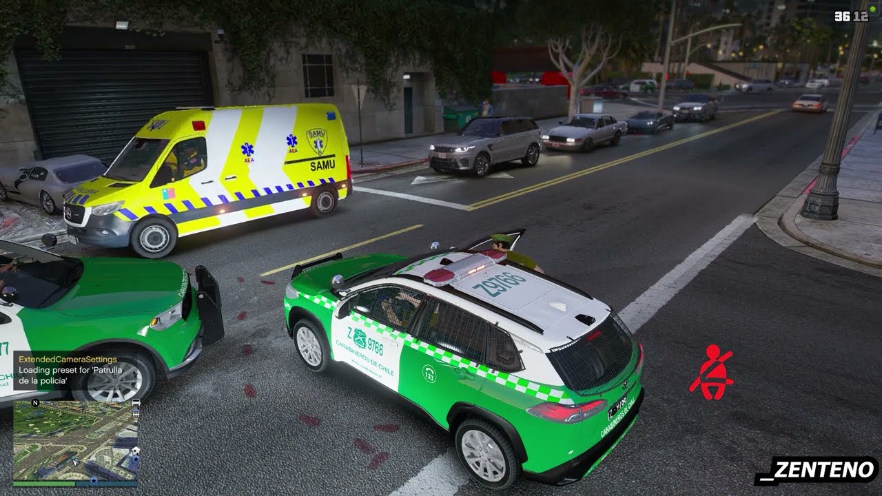 LSPDFR #7 PERSECUCIONES Y ATAQUE CON DISPAROS - CARABINEROS DE CHILE GTA V PC