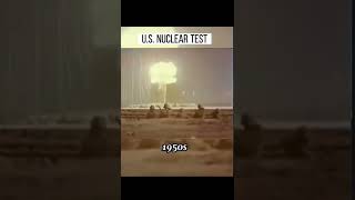 1950'S Nuclear Bomb Testing #Shorts