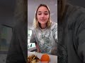 Iamoliviaponton making and eating breakfast TikTok live