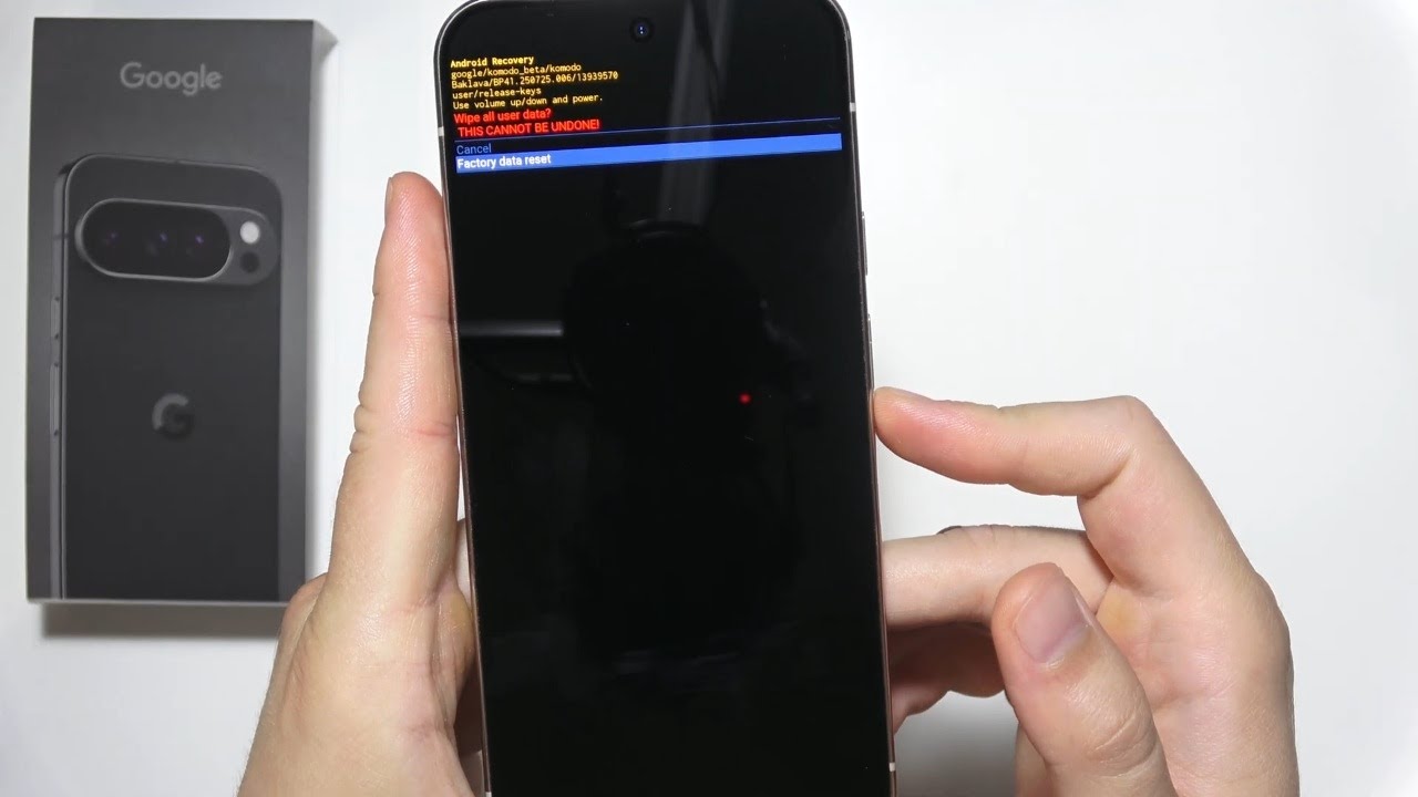 Google Pixel 10 Pro: How to Hard Reset via Recovery Mode - YouTube