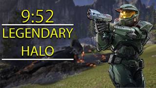 [WR] Halo Campaign Evolved Halo Legendary in 9:52