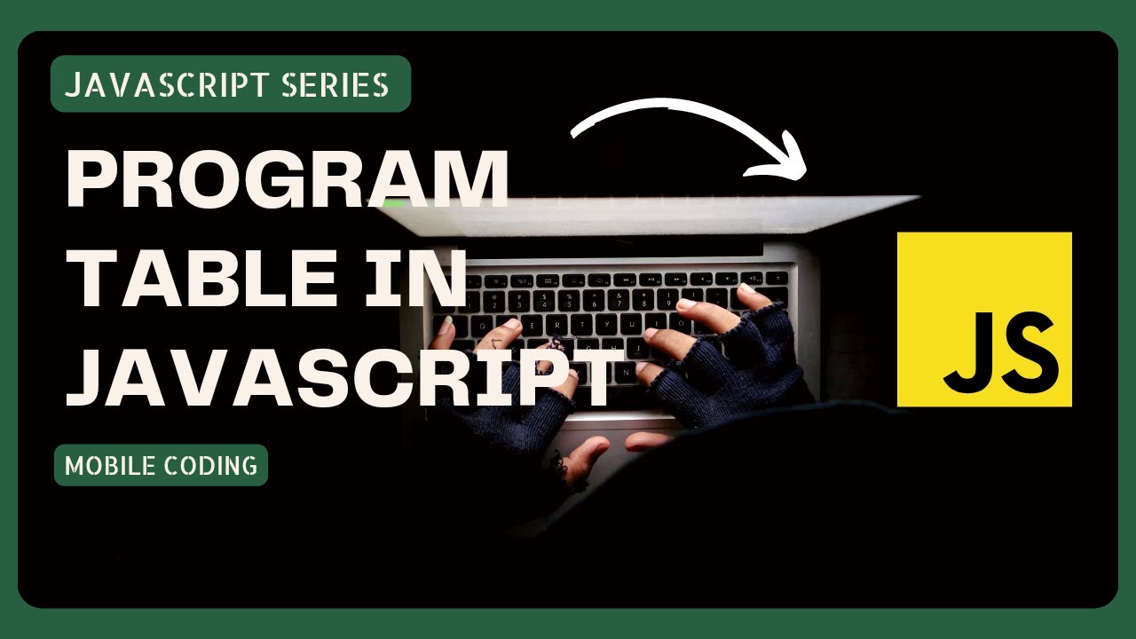 Easily print tables in javascript 💻 #shorts #javascript - YouTube
