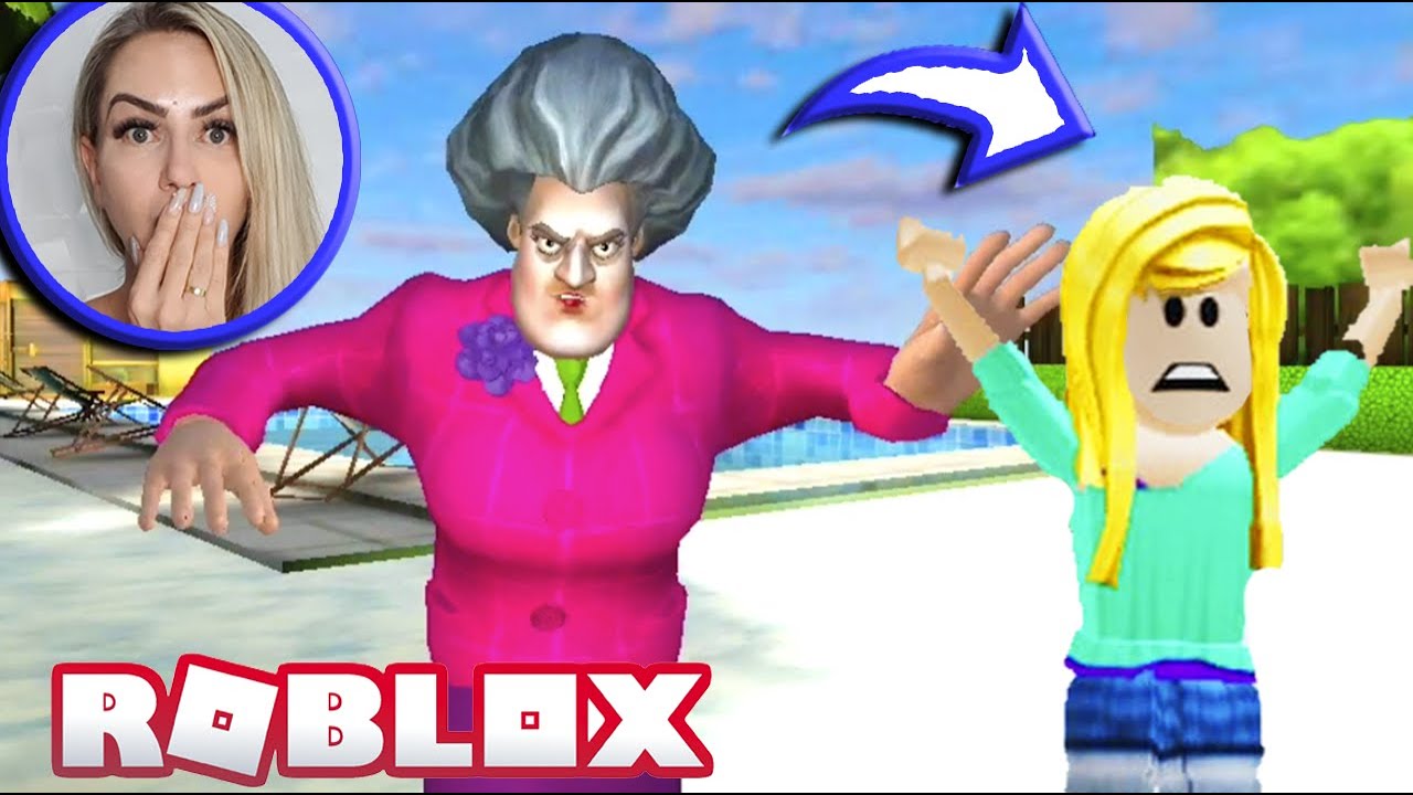 ESCAPE DA CASA da PROFESSORA MALVADA SCARY TEACHER no ROBLOX 