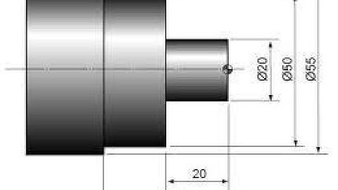 Step Turning Program Of CNC GSK 980Tb  ( Explanation ).