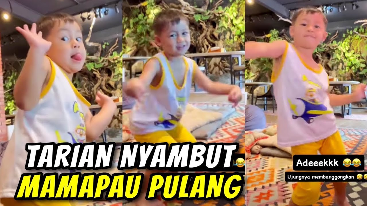 TARIAN KENZO NYAMBUT KEPULANGAN MAMAPAU YANG BIKIN NGAKAK SATU KANTOR