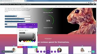 Creating the Footer using Divi theme 2020