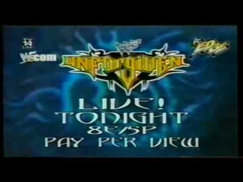 WWF Unforgiven 2000 Commercial 2