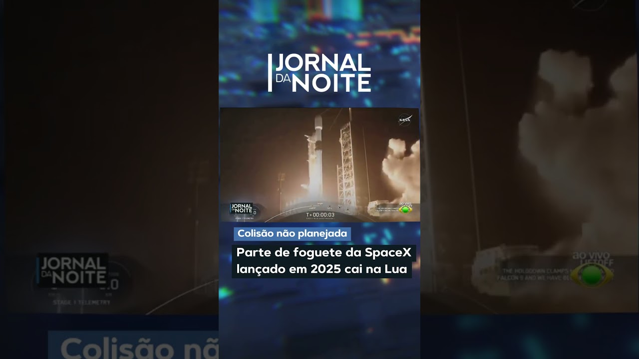 Parte de foguete da SpaceX cai na Lua