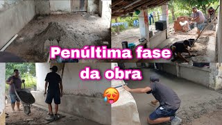 RETA FINAL DA OBRA: DIA DE FAZER O PISO.. 🤭✨️