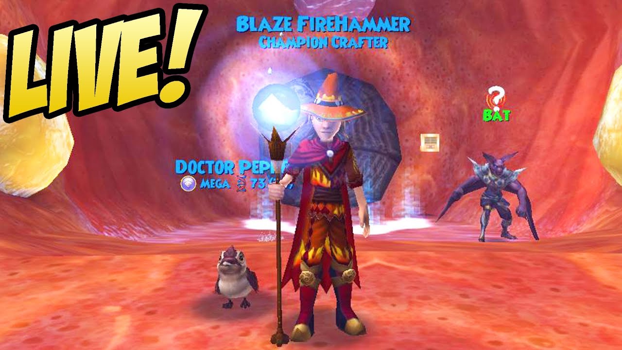 Wizard101: FINISHING EMPYREA PART 1 TODAY! - Fire Livestream Walkthrough FINALE
