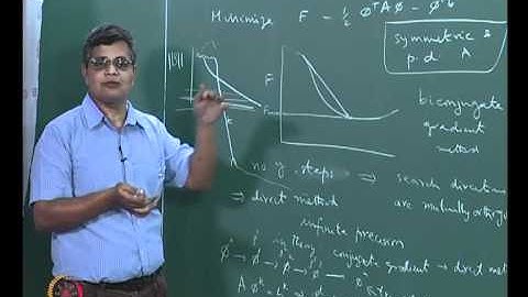 Mod-05 Lec-29 Advanced iterative methods,Strongly Implicit Procedure,Conjugate gradient method
