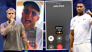 Anthony Joshua FIRES Serious Warning at Jake Paul Before Fight Night